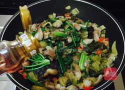 潮州酸菜炒五花肉的做法图解9