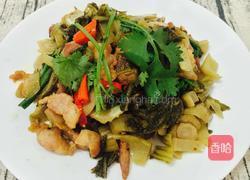 潮州酸菜炒五花肉的做法图解12