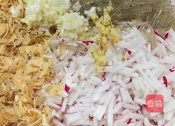 萝卜虾皮粉丝包子的做法图解8