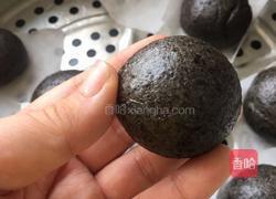 黑芝麻小馒头的做法图解8