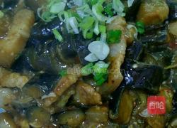 红烧肉茄子的做法图解6