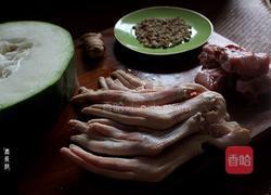 冬瓜薏米煲鸭掌的做法图解1