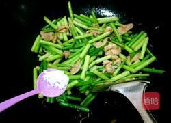 蒜苔炒肉的做法图解6
