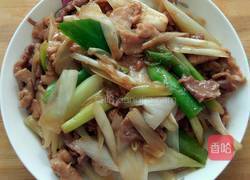 大葱炒肉片的做法图解6