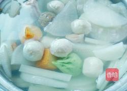 萝卜鱼丸汤的做法图解4