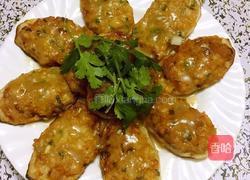 虾泥藕饼的做法图解16