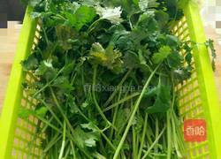 香菜清汤的做法图解1