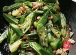 秋葵炒肉的做法图解6