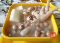 花生眉豆山药鸡脚汤的做法图解8