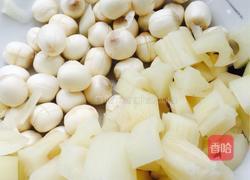 莲子莲藕炒肉丁的做法图解3