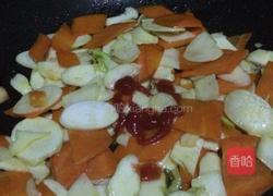 茭白胡萝卜的做法图解5