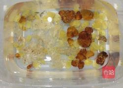 桃胶皂角米雪燕羹的做法图解2