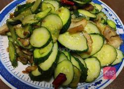 肉片炒黄瓜的做法图解5