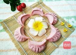 红心火龙果汁大蒸饺的做法图解13