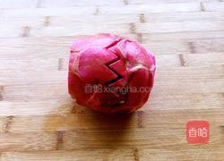 火龙果莲花果盘的做法图解8