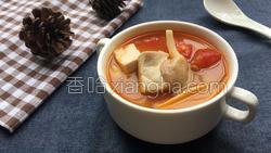 西红柿平菇豆腐汤的做法图解13