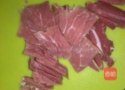 卢笋炒火腿丁的做法图解7