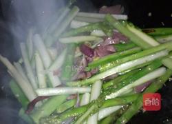 卢笋炒火腿肉片的做法图解6