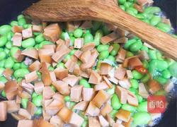 腊豆干炒毛豆的做法图解6