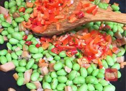 腊豆干炒毛豆的做法图解7