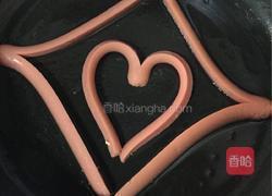 爱心火腿煎蛋的做法图解7