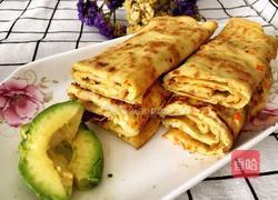 藏茶红萝卜鸡蛋煎饼的做法图解15