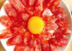 腊肠蒸蛋的做法图解4