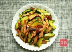 黄瓜拌鸡蛋干的做法图解6