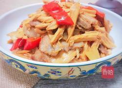 腐竹回锅肉的做法图解2