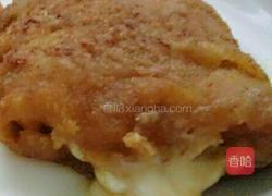 爆浆芝士鸡排汉堡的做法图解1