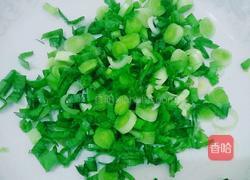 芥兰瘦肉炒饭的做法图解3