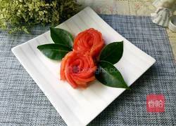 番茄玫瑰花的做法图解1