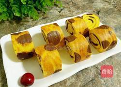 奶牛纹蛋糕卷的做法图解1