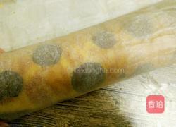 奶牛纹蛋糕卷的做法图解26