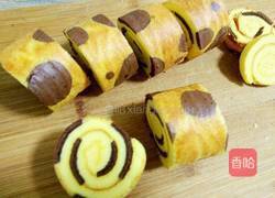 奶牛纹蛋糕卷的做法图解27