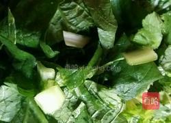 小白菜疙瘩汤的做法图解2