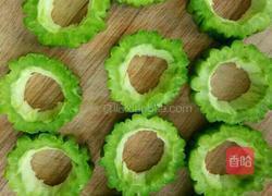 苦瓜鹌鹑蛋的做法图解2