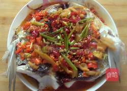 清蒸剁椒鳙鱼的做法图解8