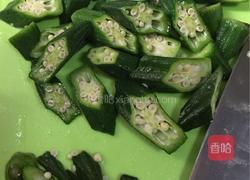红椒炒秋葵的做法图解5
