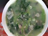 菠菜松花汤的做法[图]