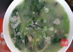 菠菜松花汤的做法图解7