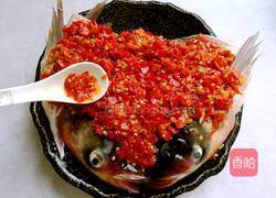 湖南剁椒鱼头的做法图解4