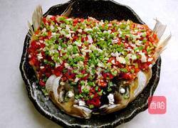 湖南剁椒鱼头的做法图解8