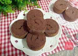 可可蛋糕卷的做法图解1