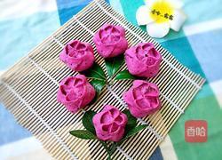 花朵豆沙包的做法图解1