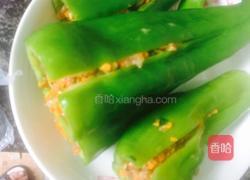 辣椒夹肉馅的做法图解4