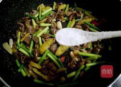 泡椒蒜苔炒鸡胗的做法图解10