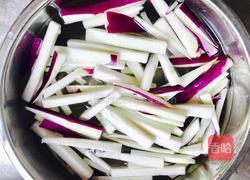 芋头花蒸茄子的做法图解4