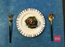 凉拌菠菜的做法图解7