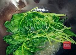 素炒菠菜的做法图解3